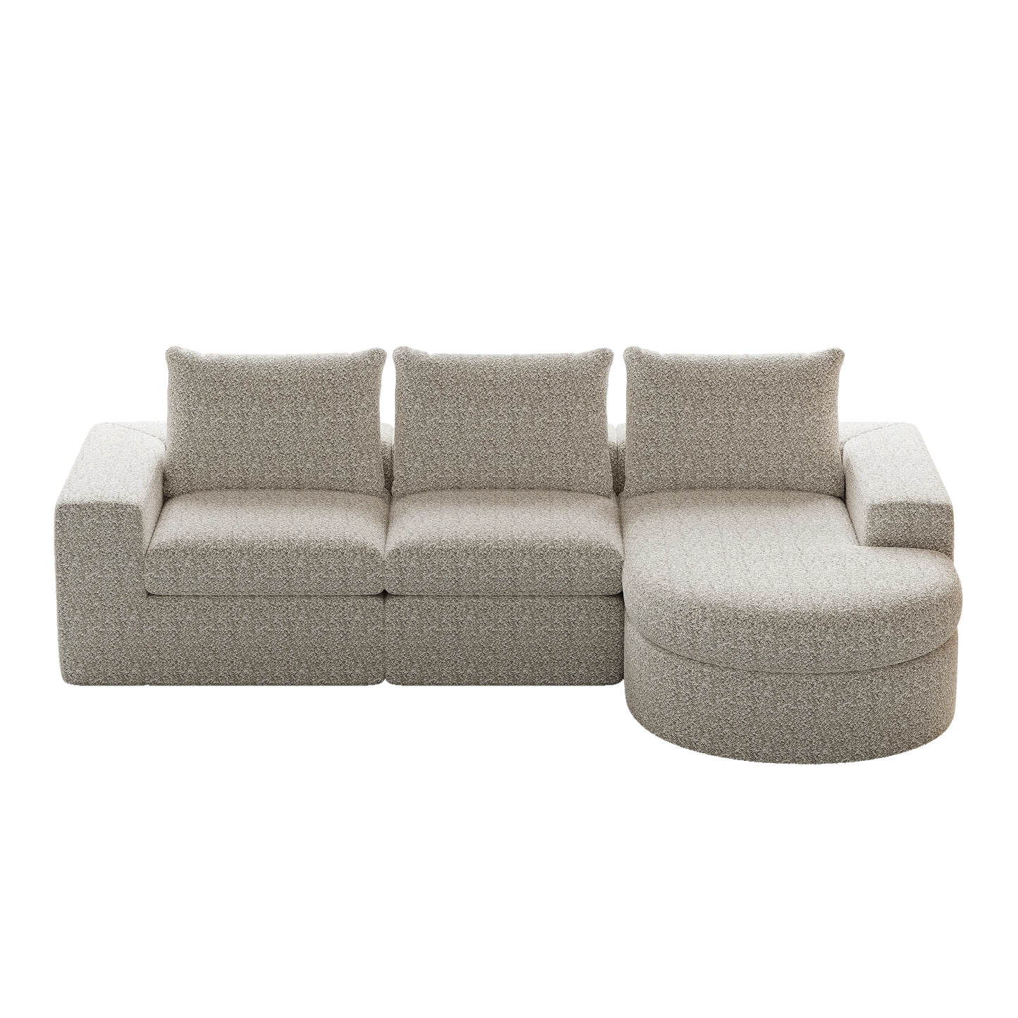 Cosiva Milano – Canapé modulable avec rangement et fonction lit