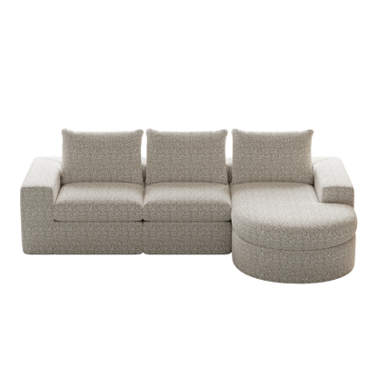 Cosiva Milano – Canapé modulable avec rangement et fonction lit