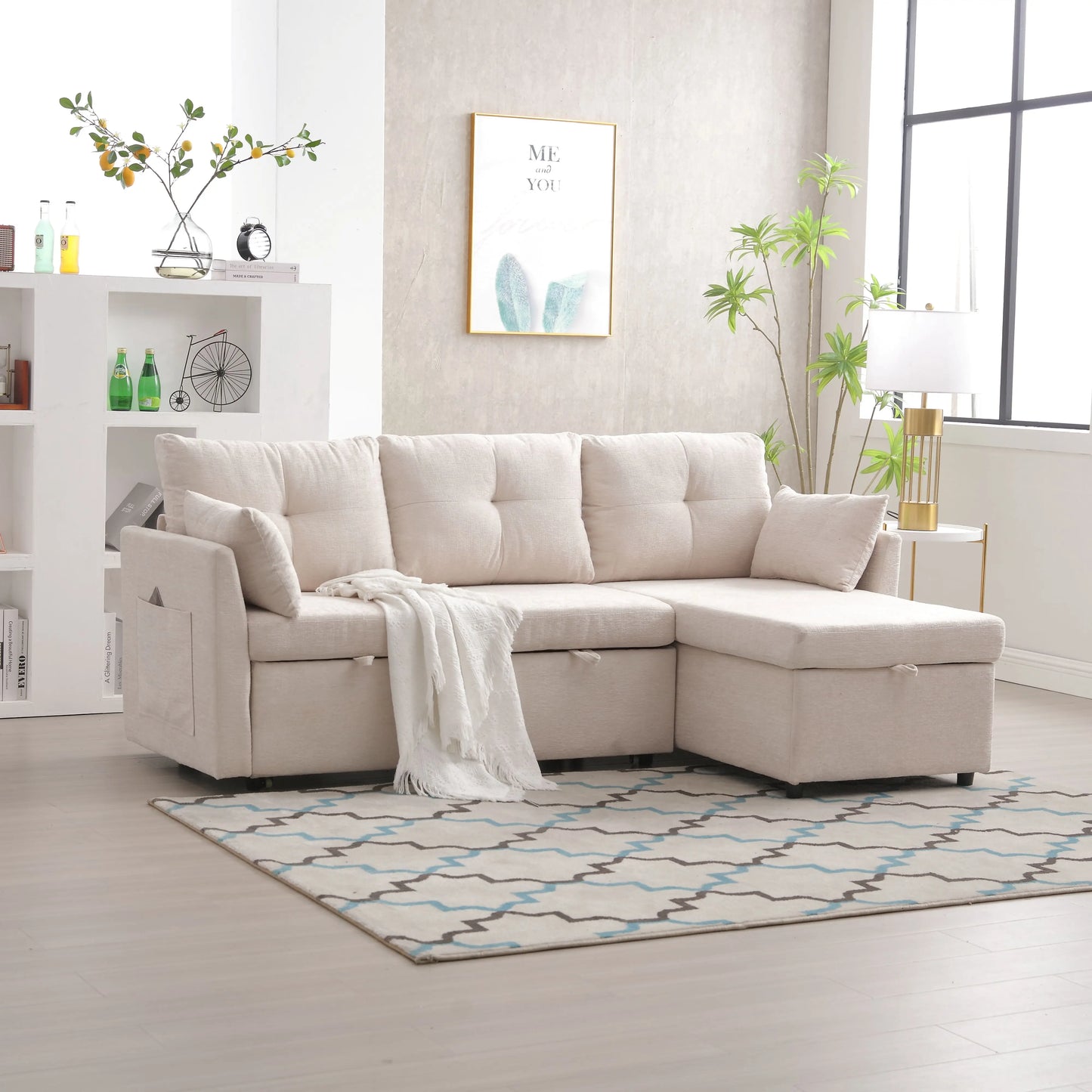 Cosiva Antera – Canapé modulable avec rangement et fonction lit