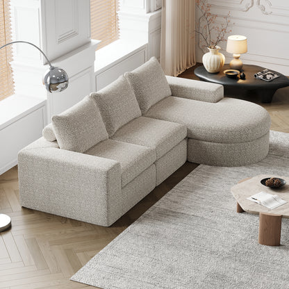 Cosiva Milano – Canapé modulable avec rangement et fonction lit