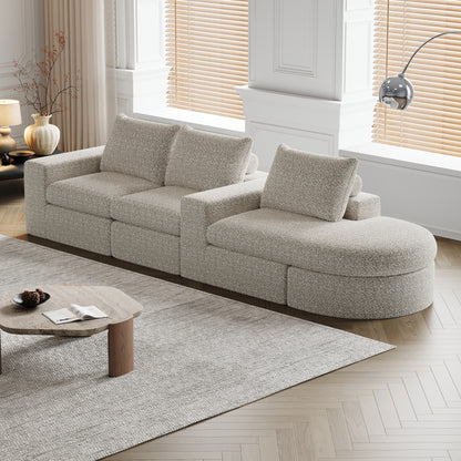 Cosiva Milano – Canapé modulable avec rangement et fonction lit